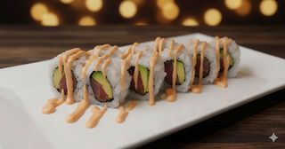 u98, 8 Pezzi uramaki spicy sake