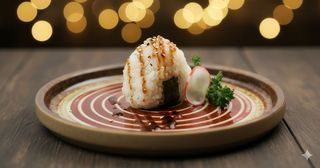 54. 2 Pezzi onigiri sake