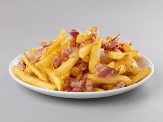 Super patatine con cheddar e pancetta per 2 persone
