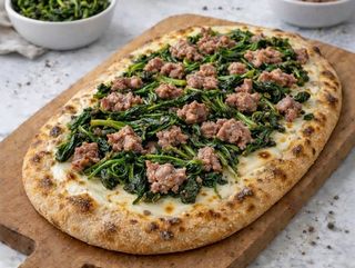 Friarielli e salsiccia