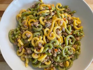 gramigna con salsiccia