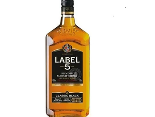 label 5 blended scotch whisky 700ml