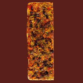 Peperoni e Olive mezza teglia