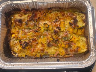 Zucchine a fette ripiena