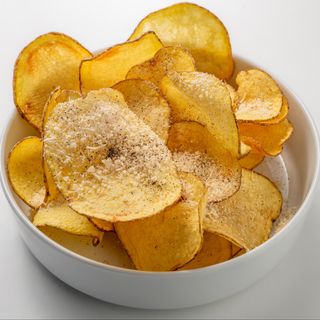 Chips cacio e pepe