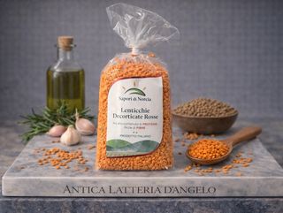 Lenticchie Decorticate Rosse di Norcia - 500g