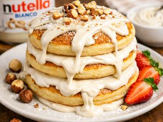 Pancake Nutella bianca