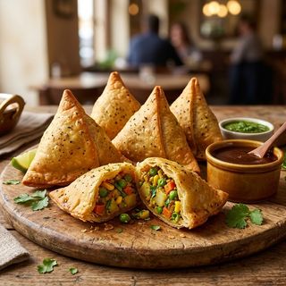 Samosa vegetariano Menù