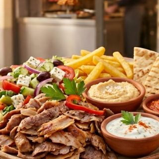 Piatto kebab Menù