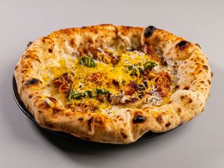 Pizza carbonara