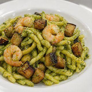 LINGUINE pesto verde e gambero