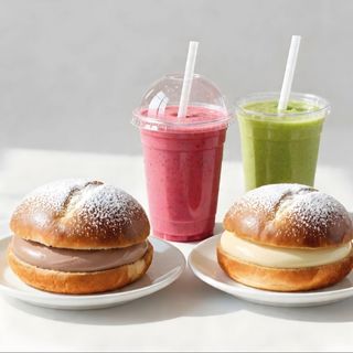 Combo Colazione Menù Offerta: 2 Brioche + 2 Smoothie