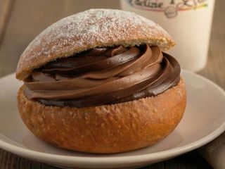 Briozza cacao ganache ai 2 cioccolati