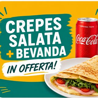 Menu Crêpes Salata + Bevanda