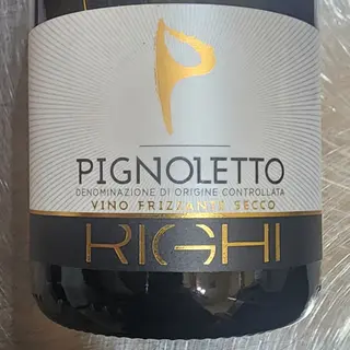 Vino pignoletto righi