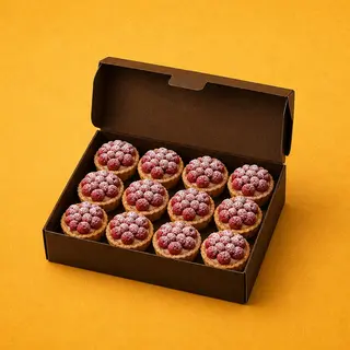 Box crostata fragoline mignon
