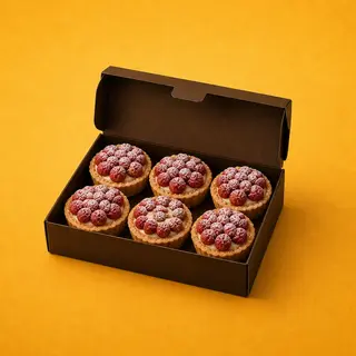 Box crostate fragoline medie