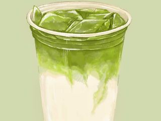 Latte matcha 抹茶拿铁