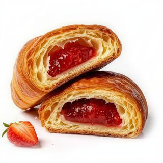 Cornetto marmellata fragola