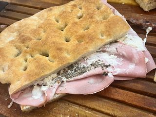 mortadella stracciatella e tartufo