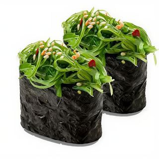 50g Sushi vegetariano gunkan con alghe verdi 