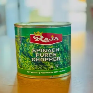 Spinach puree chopped 800g