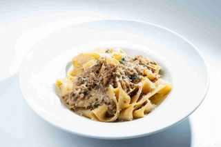 Pappardella porcini e salsiccia