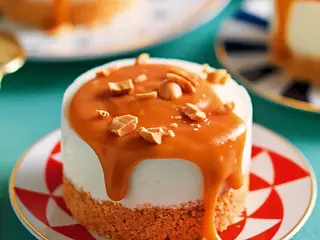 Cheesecake al caramello salato
