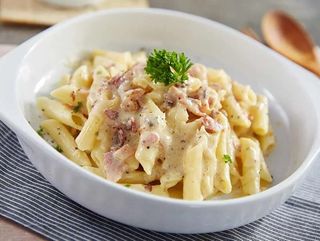 Penne rigate alla " Carbonara"
