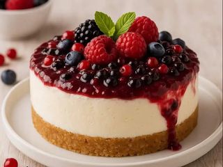 Cheesecake ai frutti di bosco