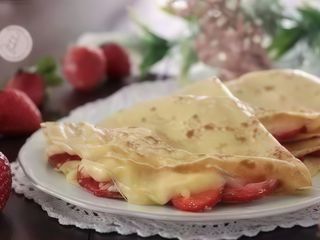 Crêpes cioccolata bianca