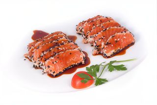 Sashimi salmone scottato