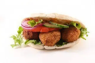 Panino falafel menù