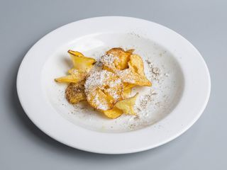 Chips di patate fritte cacio e pepe