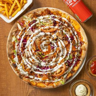 Pizza kebab menù