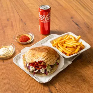 Panino kebap menù