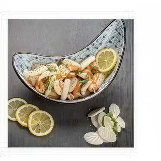 P21. Gnocchi saltati con granchio e verdure