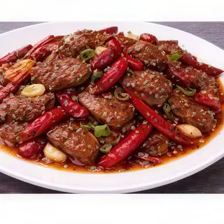 N6. Filetto di manzo saltato con peperoncino