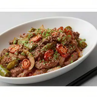Peperoncino saltato con carne