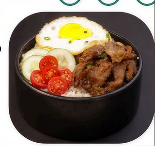 Beef tapa gyudon
