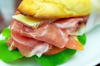 Crudo panino