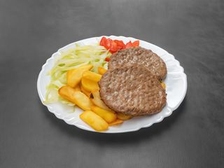 Hamburger di vitello + contorno