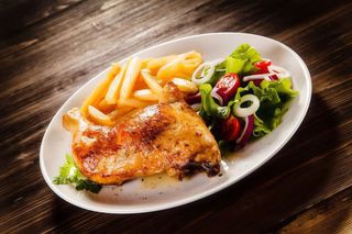 Coscia di pollo disossata