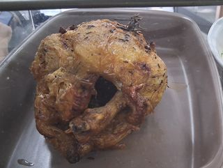 Pollo cotto in forno