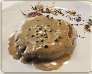 Filetto al pepe verde