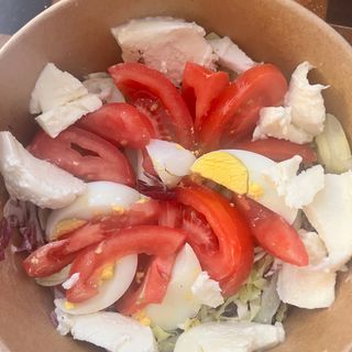 Insalatona mista, cotto, pomodoro, mozzarella