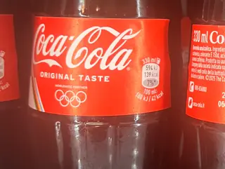 Coca cola bottiglia plastica
