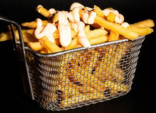 Cheddar fries
