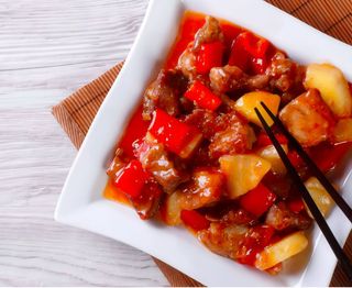 Maiale in salsa agrodolce