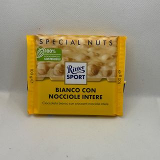 RittetSport-Bianco con nocciole intere100g